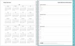 Blue Sky 2022-2023 Academic Year Teacher Weekly & Monthly Lesson Planner, 8.5" x 11", Flexible Cover, Wirebound, Dots (100330-A23) - Image 6
